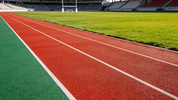 塑胶跑道施工发黄怎么处理